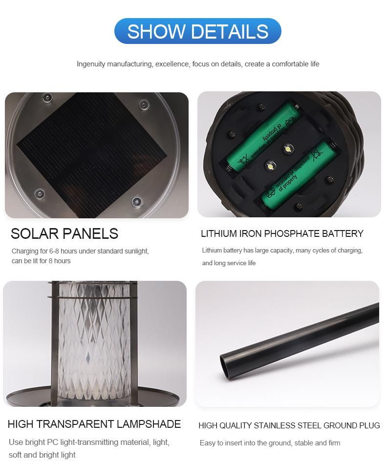 Stainless Steel New Product Solar Ground Plug Light