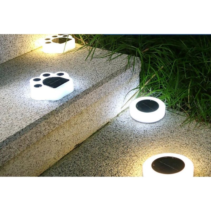 Solar Lawn Lamp Bear Palm Lamp LED Solar Garden Underground Lights Bear Claw Lawn Lamp Waterproof Garden Path Fence Lamp Wyz20511