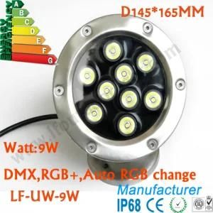 Low Voltage 9W 12W 18W Underwater Lamp LED Fountain Light with IP 68 Waterproof