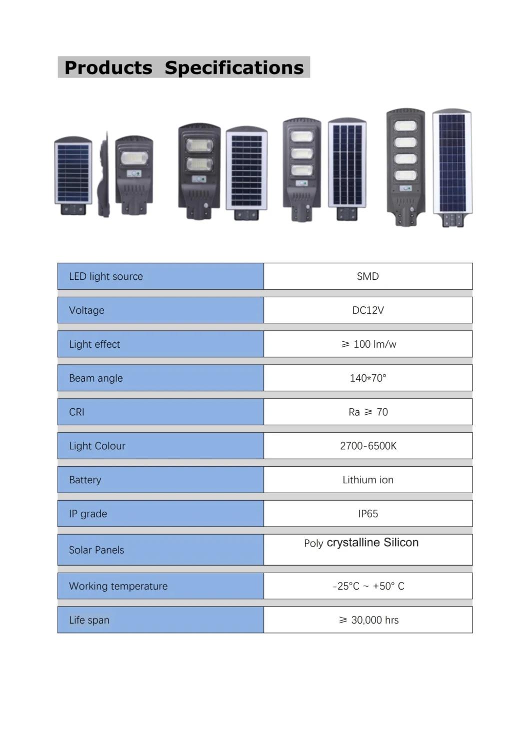 Hot Selling Solar Street Light LED Light 120W