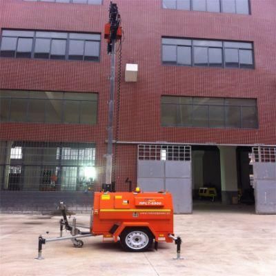 Mobile Lighting Tower with 8m Hydraulic Mast