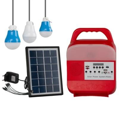 Rechargeable Portable Lantern Light Solar LED Bulb with Solar Panel