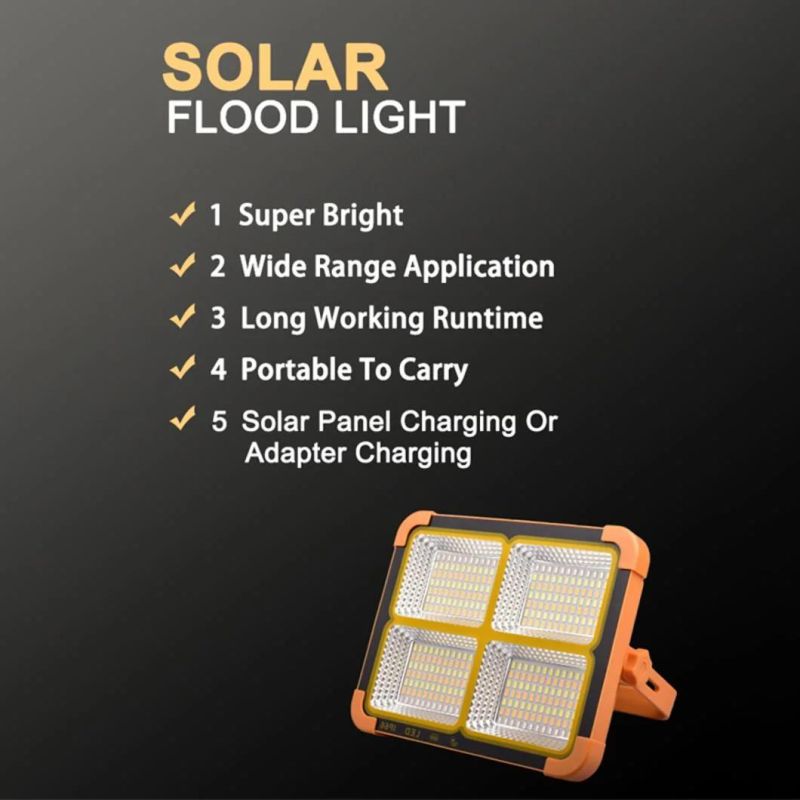 Hot Sale Waterproof Garden Reflector 25W 40W 60W 100W 200W 300W Solar Power LED Flood Light Outdoor