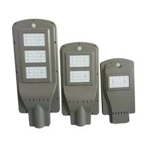 All in One Solar Street Light 20W 40W 60W with Radar Induction and Light Control