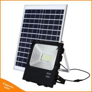 High Brightness 50W LED Solar Flood Light for Outdoor Garden Street Security Lighting