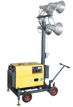 Self-Locking Mwchanism Diesel Portable Light Tower
