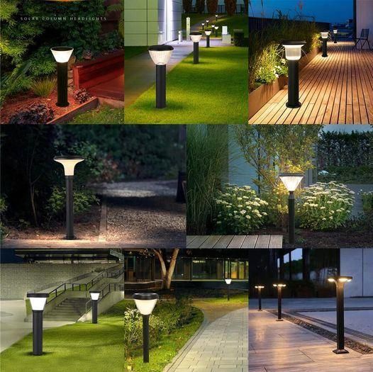 LED IP65 Waterproof Post Bollard Light Modern Landscape Path Outside Backyard Lawn Garden Outdoor Lamp Garden Pole