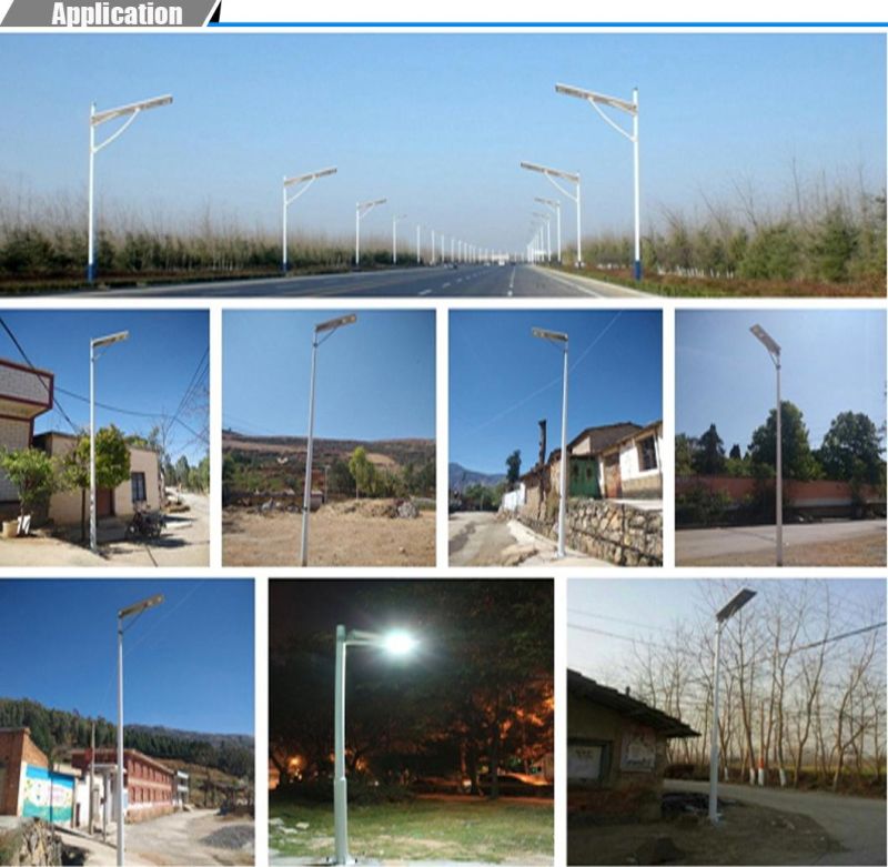 4000 Lumens Intelligent Integrated Road LED All in One Solar Street Light with Solar Panel