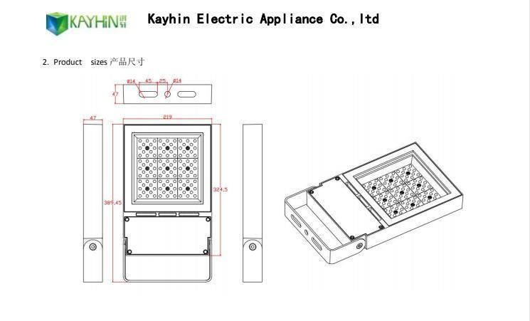 All Die-Cast Aluminum Dimmable Outdoor LED Flood Lights Solar Street Garden Light Outdoor Light Flood IP66 LED Solar Energy System Light Solar Floodlight