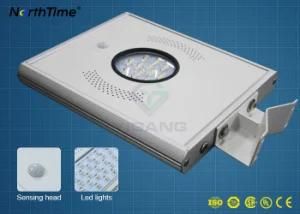 12W Garden Integrated LED Solar Street Lamp with Solar Panel