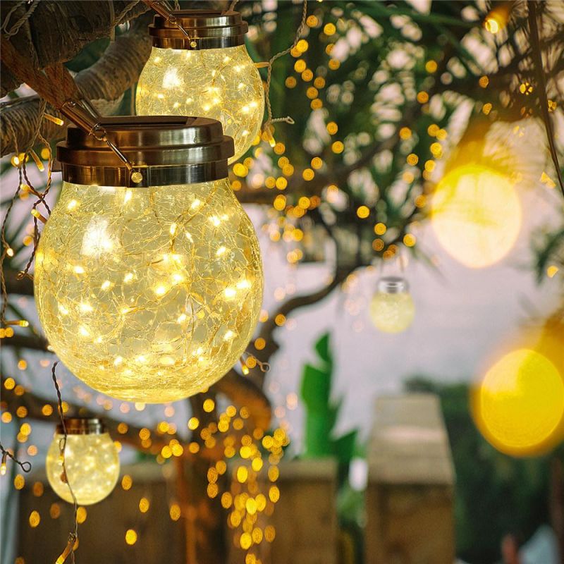 Outdoor Waterproof Wholesale Price Solar Hanging Lamp for Garden Windowsill Patio Trees