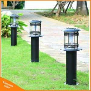 Iron LED Solar Garden Light Outdoor Landcape Pole Lawn Lamp