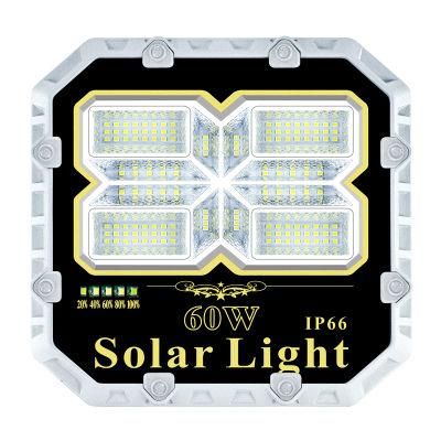 Waterproof IP66 Remote Control Aluminum LED Solar Flood Light 400