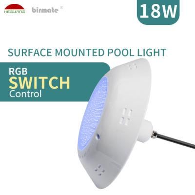 18W RGBW 2 Wires Switch Control LED Color Changing Swimming Pool Lights