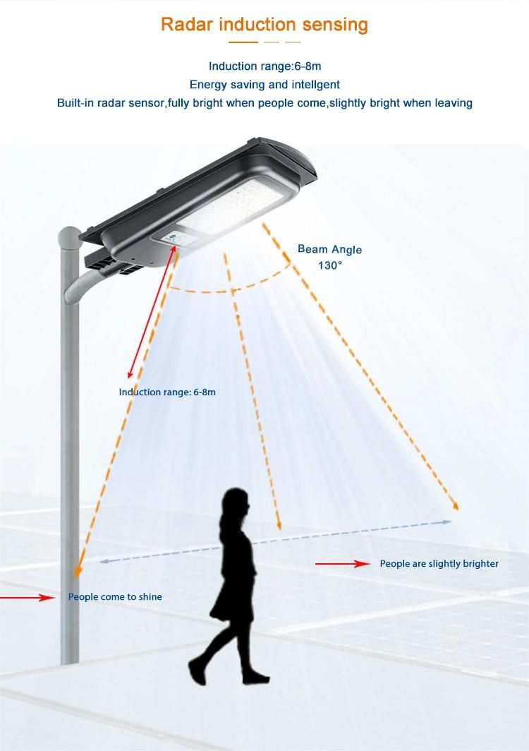 Various Specifications Aluminum Solar Street Light 100W 200W 300W