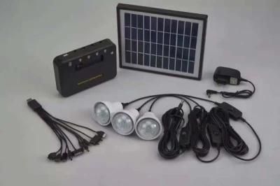 New Model 5V 4W Solar System, 2017 Portable Solar Home Lighting System