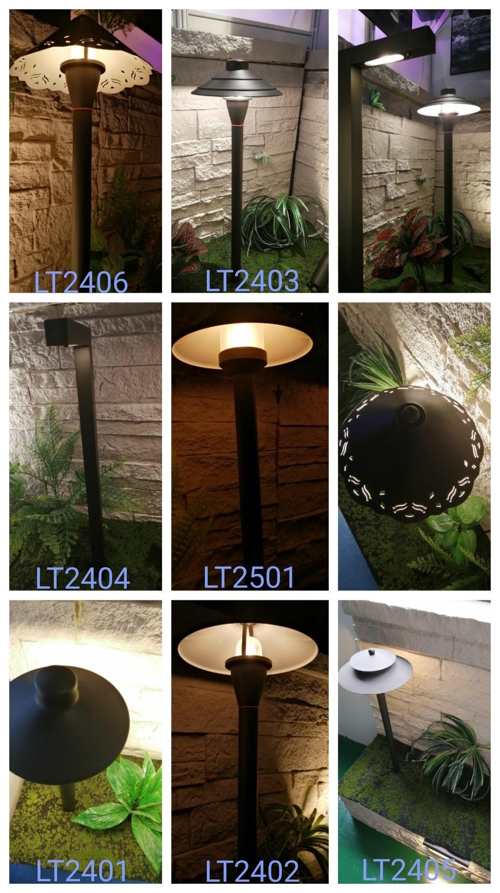 Lt2403 Low Voltage Landscape Lighting Brass Die-Cast Brass Outdoor Pathway Light 4W G4 LED for Yard Walkway Lawn Antique Bronze