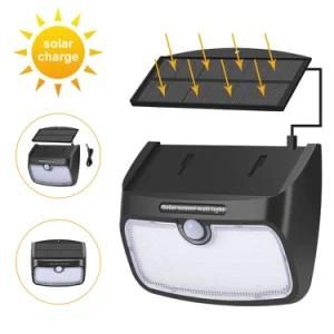 48 LED Solar Light CDS Night Sensor Detachable Panel Waterproof for Patio Street Wall Lamp Bulb Home Street