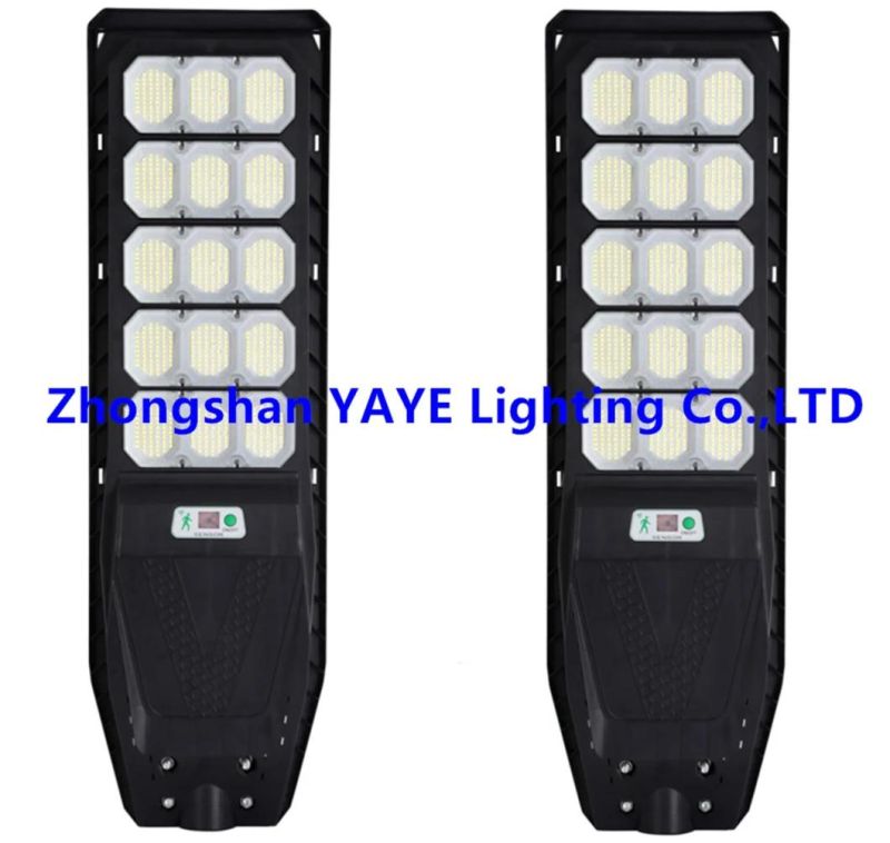 Yaye 2022 Hottest Sell All in One LED Solar Street Light 300W 400W 500W High Brightness Street Lights with 1000PCS Stock/Remote Controller/Radar Sensor