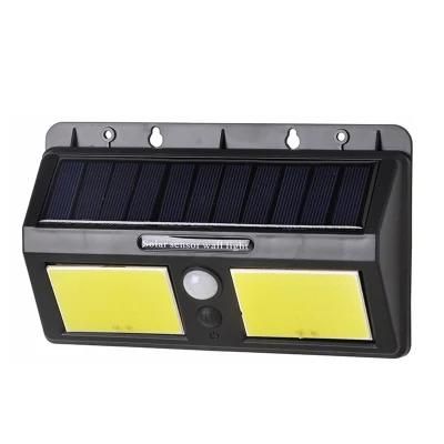 New Design Outdoor Wall Lamp COB LED PIR Motion Sensor Garden Wall Solar Light