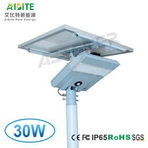 IP66 30W Smart Solar Street LED Garden Street Lighting with Factory Price