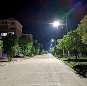 50W 60W 80W 100W High Efficiency Outdoor Application Lithium Battery Solar Street Light with Pole