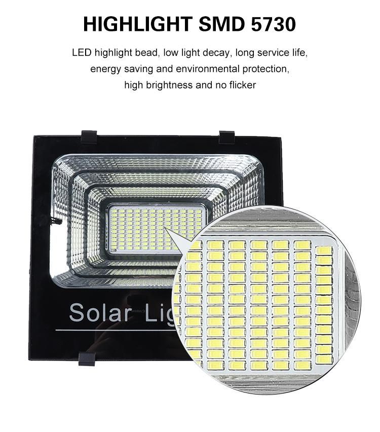 Hot Sell Outdoor Aluminum Energy Saving Reflector 60W 100W 200W 300W Solar LED Floodlight