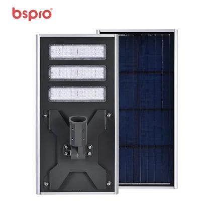 Bspro Manufactures UFO Panel All in One Integrated Lights Outside High Power Cell Road Lamp LED Solar Street Light