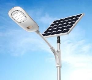 30W Lithium Battery Control System LED Solar Street Lamp for Outdoors