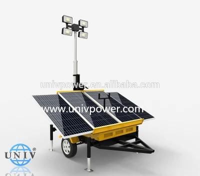 Portable Solar Light Tower 400watts LED Light