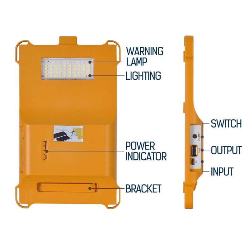 Solar Charging Outdoor Emergency Light Portable Camping Light