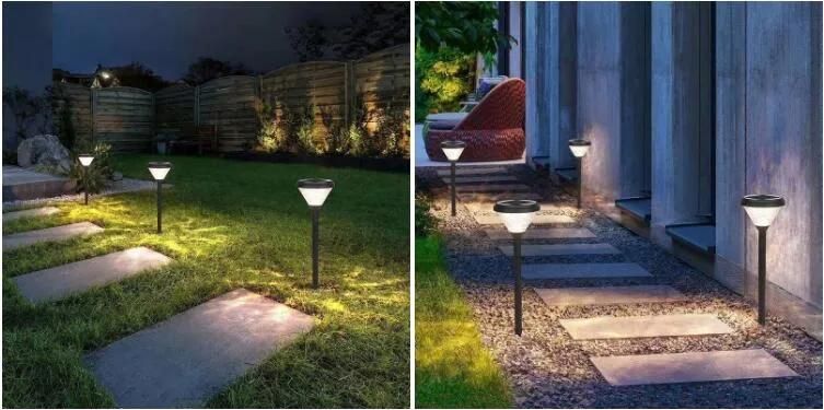 Solar Lamp Garden Solar Pathway Lights Outdoor Stainless Steel Light for Outdoor Garden Pathway Landscape