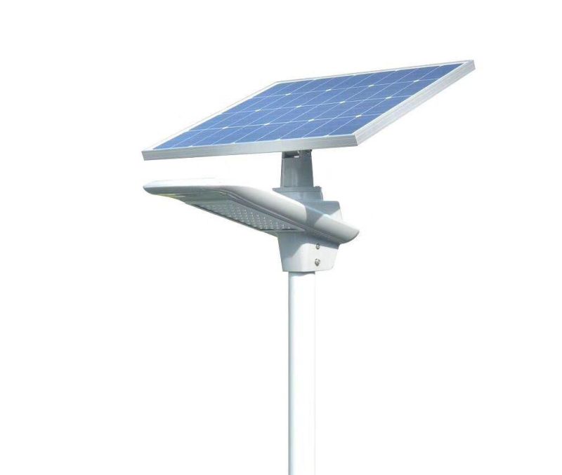 New Model Bluetooth Aluminum Motion Sensor LED All in One Semi-Split Solar Street Light