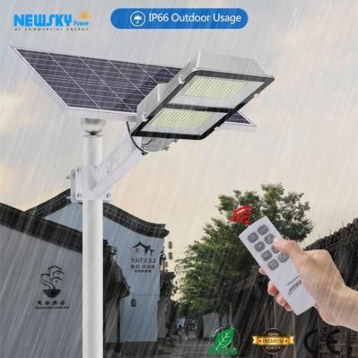 USA Market 300W Popular Pole Wall High Brightness Solar panel Street Light with Motion Sensor