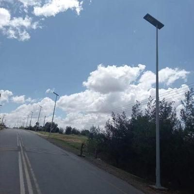 All in One Light 30W 60W 80W 100W LED Solar Street Light Integrated Motion/PIR Sensor Solar Lamp