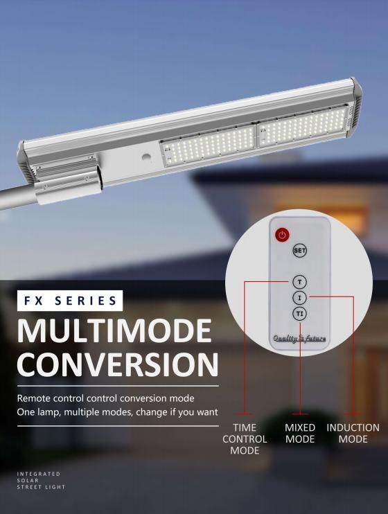 30W Adjustable Camera All in One Solar LED Street Light