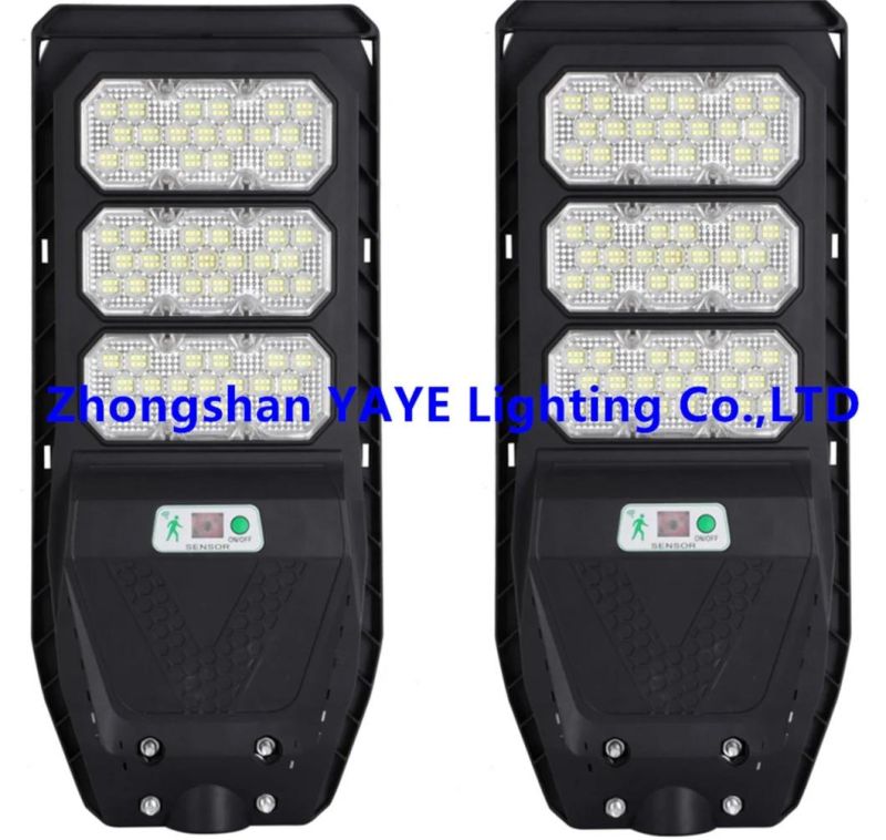 Yaye 2022 Hottest Sell All in One LED Solar Street Light 300W 400W 500W High Brightness Street Lights with 1000PCS Stock/Remote Controller/Radar Sensor
