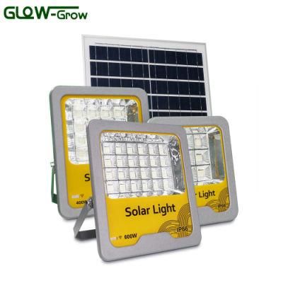 IP65 Waterproof 100W 200W 300W 400W 500W 600W Solar Powered Outdoor LED Solar Flood Garden Light for Outdoor Street Backyard Home Decoration