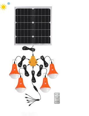 Africa Hot 12V Lights Kit 20 Watt High Quality LED Light and Power Solar Lighting Kits