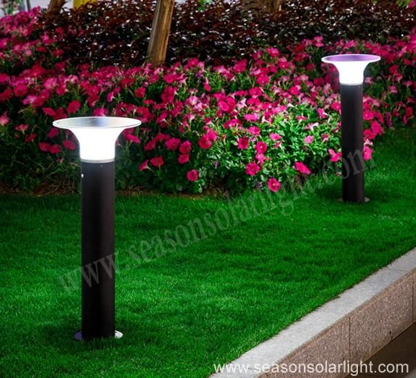 High Quality Aluminum Garden Decorative Pathway Waterproof Outdoor Landscape Solar LED Bollard Lighting with LED