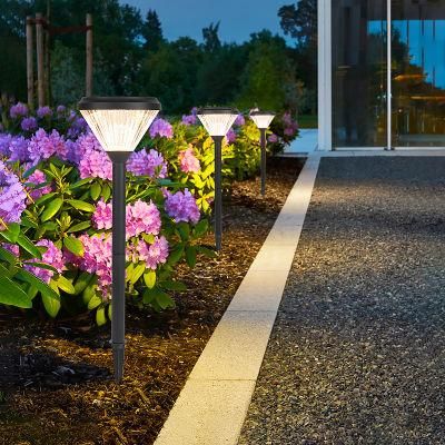 Landscape Decorated Lights out Door LED Shape Flower Waterproof Outdoor Decoration Lighting Walkway Solar Garden Light