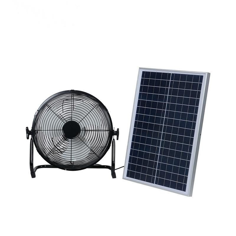 12 Inch Ventilation Caravan Camping Home Office Outdoor Traveling Fishing Solar Fan