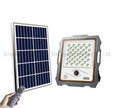 Mj-Dw901camera Radar Motion Sensor WiFi Control Solar Flood Light for Camping Security Factory Flower Farm