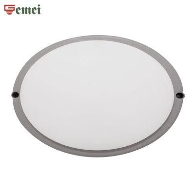 Classic B2 Series Energy Saving Waterproof LED Lamp 8W Round Grey for Shower Room
