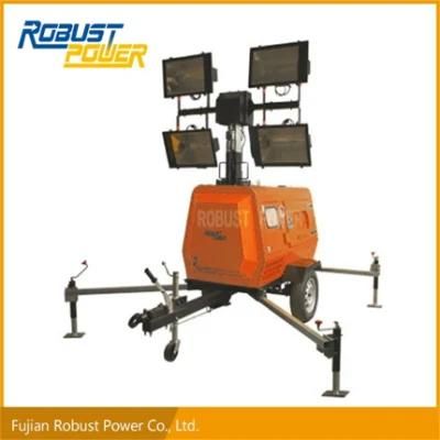 Generator Lighting Tower with 8m Hydraulic Mast