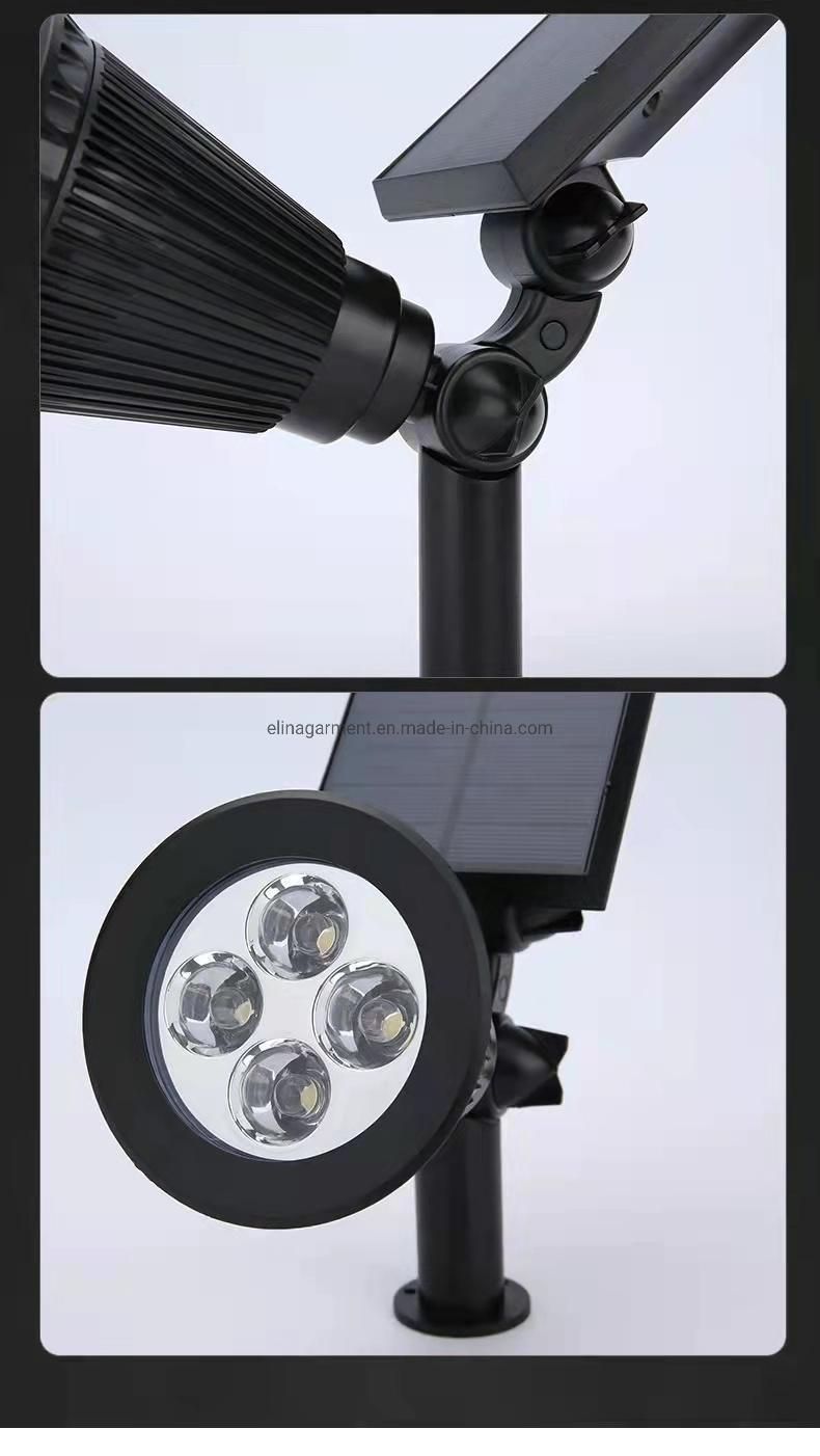 High Quality Portable Outdoor LED Solar Garden Color Changing Spotlight Factory Supply Solar Light 2021