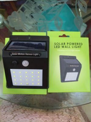 20 LED Solar Motion Sensor Wall Light