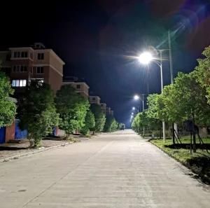 IP68 Waterproof 50W 6000K 150lm/W-160lm/W LiFePO4 Ncm Lithium Battery Pack Solar Street Light Road Lamp