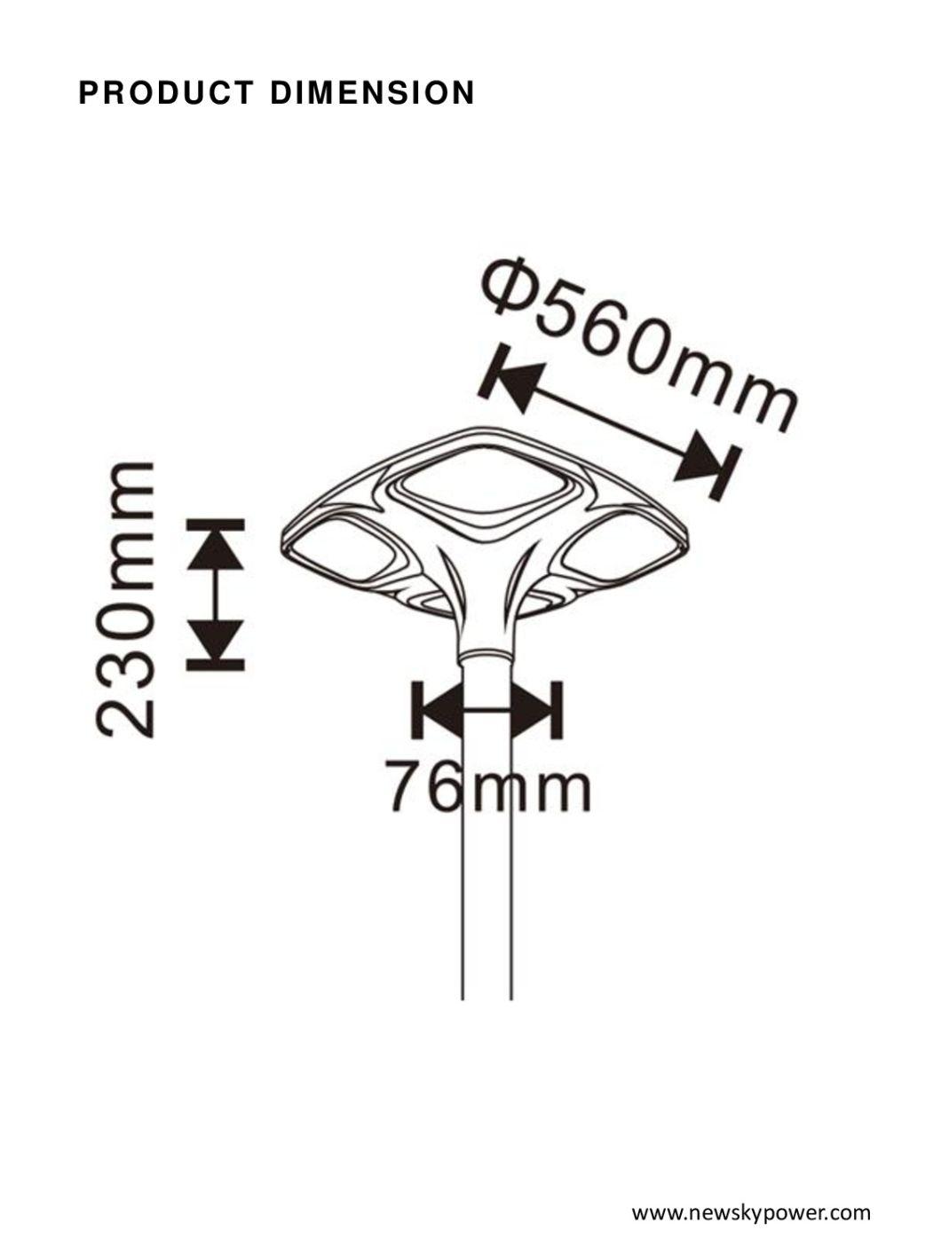 China Suppliers. Energy-Saving IP65 Waterproof High Brightness and Environmentally Friendly Auto-Sensing LED Solar Courtyard Floodlight Solar Garden Light