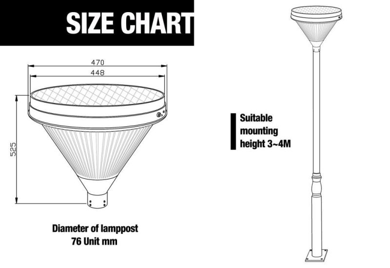 Economical Solar Garden Light Easy Installation Landscape Light